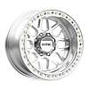 KM23521080548N KM235 GRENADE CRAWL Beadlock Wheel [Size: 20"x10"] Machined Finish - image 1