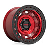 KM23679060915N KM236 TANK Beadlock Wheel [Size: 17"x9"] Candy Red Finish - image 1