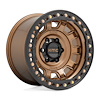 KM23679087638N KM236 TANK Beadlock Wheel [Size: 17"x9"] Matte Bronze Finish - image 1