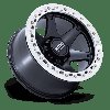 KM238MD20105048N KM238 VI Beadlock Wheel [Size: 20"x10"] Satin Black w/Machined Ring Finish - image 2