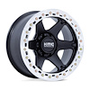KM238MD20108048N KM238 VI Beadlock Wheel [Size: 20"x10"] Satin Black w/Machined Ring Finish - image 1