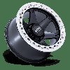 KM238MD20108048N KM238 VI Beadlock Wheel [Size: 20"x10"] Satin Black w/Machined Ring Finish - image 2