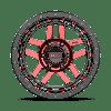 KM54078568918 KM540 RECON Wheel [Size: 17"x8.5"] Gloss Black Machined w/Red Tint Finish - image 3