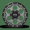 KM54178568918 KM541 DIRTY HARRY Wheel [Size: 17"x8.5"] Satin Gray w/Black Lip Finish - image 3