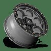 KM54178587900 KM541 DIRTY HARRY Wheel [Size: 17"x8.5"] Satin Gray w/Black Lip Finish - image 2