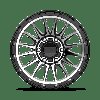 KM54279068512N KM542 IMPACT Wheel [Size: 17"x9"] Satin Black Machined Finish - image 3