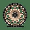 KM54578045638 KM545 TREK Wheel [Size: 17"x8"] Matte Bronze w/Black Lip Finish - image 3