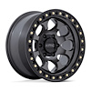 KM550AB17855010 KM550 RIOT SBL Wheel [Size: 17"x8.5"] Anthracite w/Satin Black Lip Finish - image 1