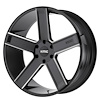 KM70222963915 KM702 DUECE Wheel [Size: 22"x9"] Satin Black Milled Finish - image 1
