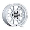 KM729DX17856810N KM729 RANGE Wheel [Size: 17"x8.5"] Gloss Silver w/Machined Face Finish - image 1