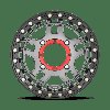 KS24057044438 KS240 RECON Beadlock Wheel [Size: 15"x7"] Gun Metal w/Gloss Black Ring Finish - image 4