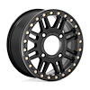 KS25056044738 KS250 CAGE Beadlock Wheel [Size: 15"x6"] Satin Black w/Gloss Black Ring Finish - image 1