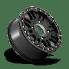 KS25056048738 KS250 CAGE Beadlock Wheel [Size: 15"x6"] Satin Black w/Gloss Black Ring Finish - image 3