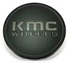 KMC Wheels Center Cap For KM718 Summit Black with Gray Accent Wheels [Satin Black]