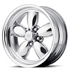 AMERICAN RACING CLASSIC 200S TWO-PIECE POLISHED 17 x 7 5x4.5 0 4.00 - image 1