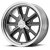 AMERICAN RACING 427 SHELBY COBRA TWO-PIECE MAG GRAY CENTER POLISHED BARREL 17 x 8 5x4.5 -6 4.26 - image 1
