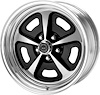 AMERICAN RACING AR500 TWO-PIECE POLISHED 17 x 9.5 5X4.75 19 6.00 - image 1