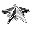 XD Center Cap Chrome Star Logo - image 1