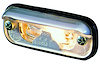 1378 License Plate Lamp Silver Housing 12V ECE Approved - image 1