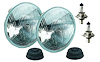 7" Round Vision Plus Halogen Conversion Headlamp Kit Includes 2 Lamps, Dust Boots and Bulbs ECE Approved - image 1