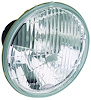 5-3/4" Round Vision Plus Halogen Conversion Headlamp Includes 1 Lamp, Dust Boot and Bulb ECE Approved - image 1