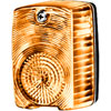 2652 Turn Lamp Front LH Driver Side Rectangle Amber Lens Bulb Not Incl. ECE Approved Qty. 2 - image 1
