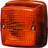 3014 Front Turn Lamp Square Amber Lens Bulb Not Incl. ECE Approved - image 1