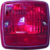 3014 Stop/Tail Lamp Square Red Lens Bulbs Not Incl. ECE Approved - image 1