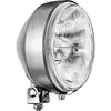 175mm Headlamp Round Clear Lens Silver Housing High/Low Beam w/Position Lamp Bulb Not Incl. ECE Approved - image 1