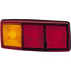 3167 Multifunction Lamp LH Driver Side Rectangle Red And Amber Lens ECE Approved - image 1