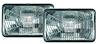4" x 6" Halogen Conversion Headlamp Kit Includes 2 Lamps, Bulbs and Dust Boots ECE Approved - image 1