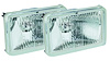 4" x 6" Halogen Conversion Headlamp Kit Includes 2 Lamps, Bulbs and Dust Boots ECE Approved - image 1