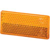 4412 Reflex Reflector Rectangle Amber Lens w/Adhesive SAE Approved - image 1