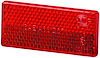 4412 Reflex Reflector Rectangle Red Lens w/Adhesive SAE Approved - image 1