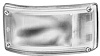 5604 Wraparound Turn Lamp Rectangle White Lens Bulbs Not Incl. SAE Approved - image 1