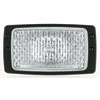Module 6213 Halogen Work Lamp Rectangle Clear Lens Black Housing w/Flush Mount Close Range 12V 55W - image 1
