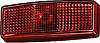 6717 Side Marker Lamp Rectangle Amber Lens Bulb Not Incl. ECE Approved w/ Reflex Reflector - image 1