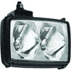 AS115 Double Beam Halogen Work Lamp Rectangle Glass Lens Black Housing Long Range 24V 70W Bulk - image 1