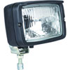 7145 Headlamp Rectangle 148x84mm Clear Lens Black Housing High/Low Beam w/Position Lamp Bulb Not Incl. ECE Approved - image 1