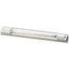 7372 Fluorescent Interior Lamp Oblong Clear Lens White Bezel w/Switch Fully Suppressed 24V 27-8V - image 1
