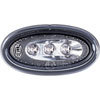 LED Side Marker Lamp Oval Clear Lens Silver Reflector - image 1