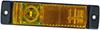 8645 LED Side Marker Lamp Rectangle Amber Lens w/Reflex Reflector 12V - image 1