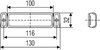 8645 LED Side Marker Lamp Rectangle Amber Lens w/Reflex Reflector 12V - image 2