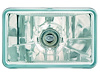 4" x 6" Rectangular Free Form Halogen Conversion Headlamp Includes 1 Lamp and Dust Boot Bulb NOT Included SAE/DOT/ECE Approved - image 1