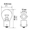 BULB 1141LL 12V 18W BA15S LONGLIFE - image 2