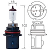 BULB 9007/HB5 12V 100/80W PX29T T4.625