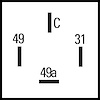FLASHER UNIT, 4 PIN, 24 V - image 1