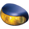 9630 DuraLED Interior Lamp Oval Mounting Bezel Only/No Lens Blue Minimum Order Quantity Of 4 - image 1