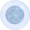 9720 LED Interior Lamp Round White Lens White Bezel 12V - image 1