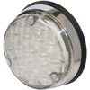 110mm Reverse Lamp Round Clear Lens Chrome Bezel SAE Approved - image 1